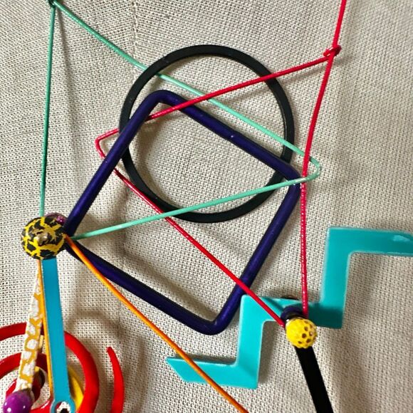 Eve Kaplin “Concentration” Kinetic Enamel Necklace - Picture 2 of 8